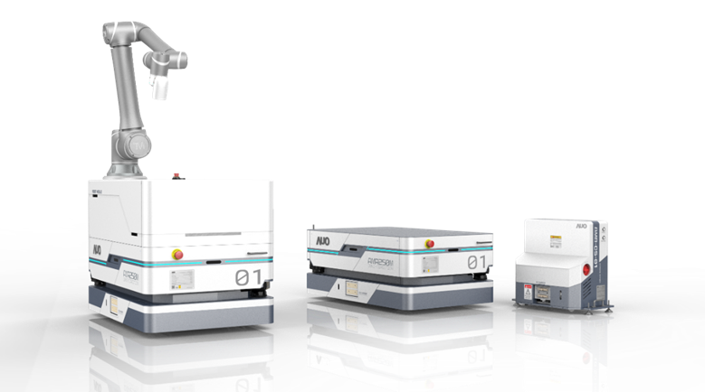 BBIN宝盈數位開發的自主式移動機器人（AMR250M），搭配全向輪並結合AI演算法、2D LiDAR、3D攝影機等技術，協助客戶實現產線全自動化